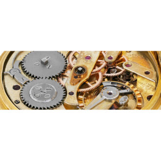 Swiss gold pocket watch with constant force escapement Circa 1860