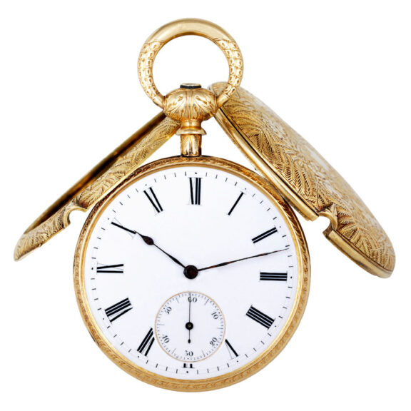 Swiss reversible cabriolet watch for the English market Circa 1850