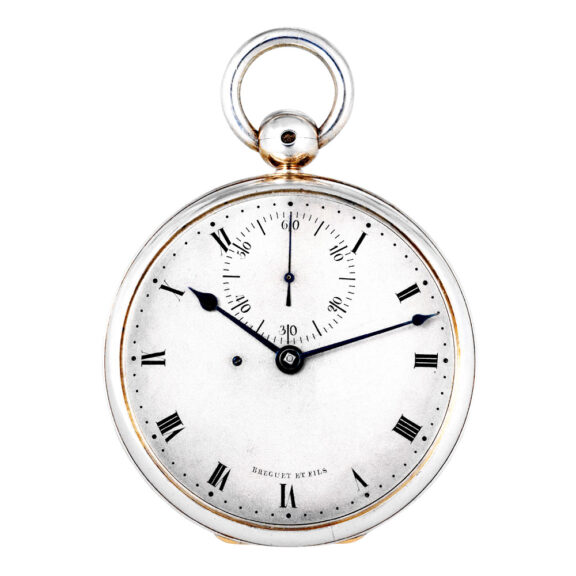 Fine and rare French silver pocket chronometer Circa 1824