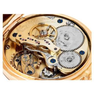 German 18 carat gold dead-seconds lever chronograph Circa 1889