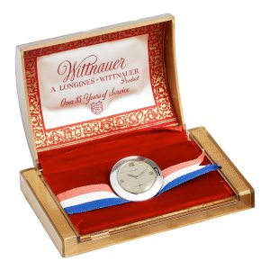 Swiss lever watch presented to Joe DiMaggio Circa 1952