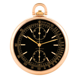 Swiss chronograph with register and tachometer Circa 1937
