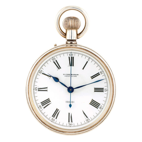 Swiss sterling silver centre seconds keyless chronometer Circa 1948