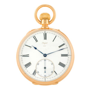 Rare French 18K rose gold detent chronometer Circa 1881