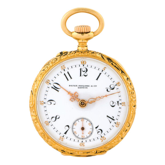 Rare Swiss gold lever pendant watch with brooch Circa 1899 Rare Swiss gold lever pendant watch with brooch Circa 1899