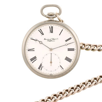 Swiss stainless steel open faced keyless lever watch Circa 1980