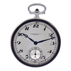 Swiss white gold, platinum and diamond-set watch Circa 1920
