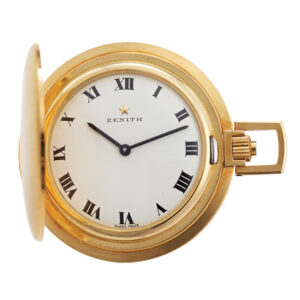 Swiss gold hunting cased keyless lever dress watch Circa 1966