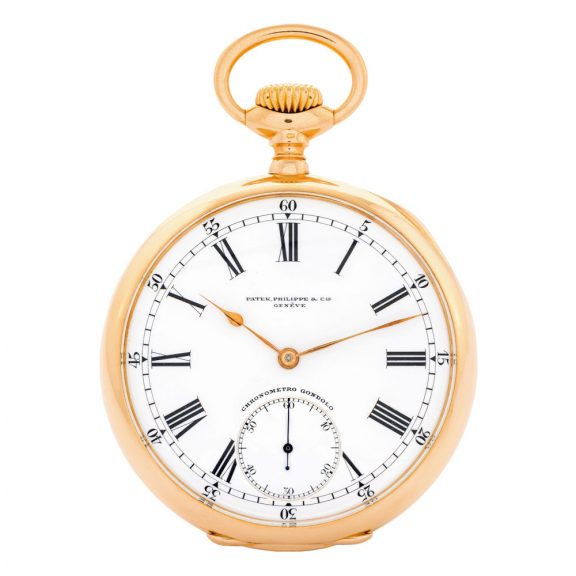 Large Swiss rose gold open faced keyless lever watch Circa 1915 Large Swiss rose gold open faced keyless lever watch Circa 1915