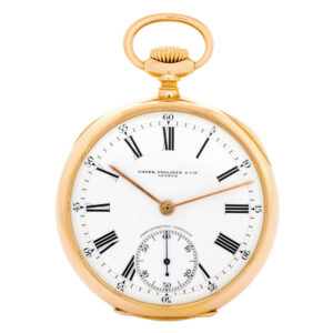 Very fine Swiss rose gold open faced keyless lever watch Circa 1915