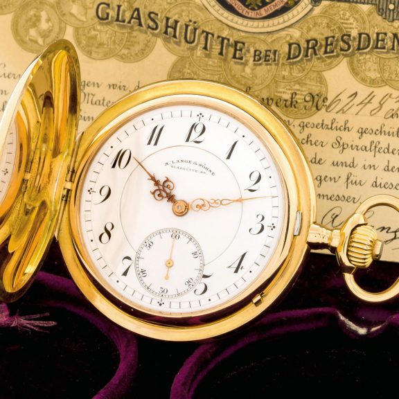German rose gold hunting cased keyless lever chronometer Circa 1910 German rose gold hunting cased keyless lever chronometer Circa 1910