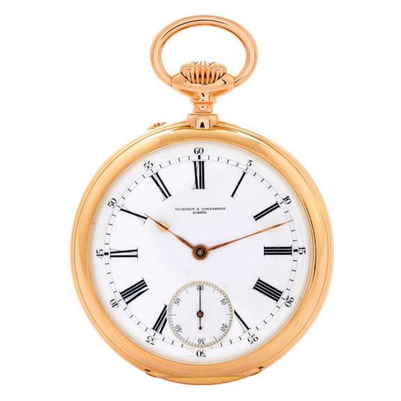 Swiss 18 carat gold open faced keyless lever watch Circa 1899 Swiss 18 carat gold open faced keyless lever watch Circa 1899
