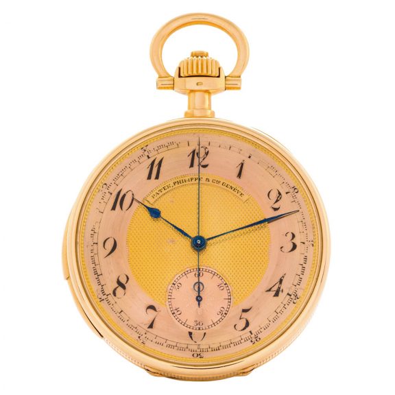 Swiss rose gold minute repeating chronograph Circa 1905