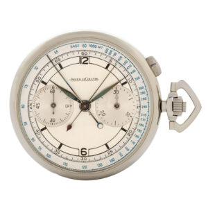Swiss keyless lever split-seconds chronograph dress watch Circa 1935