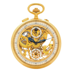 Swiss skeletonized split-seconds chronograph Circa 1980