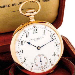 Swiss 18K rose gold open faced keyless lever watch Circa 1910