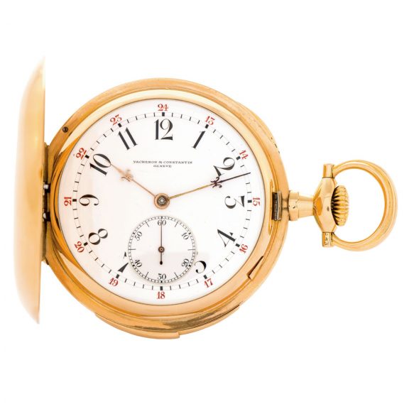 Swiss 18 carat rose gold minute repeating keyless lever Circa 1905