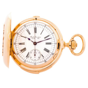 Swiss rose gold minute repeating chronograph Circa 1895