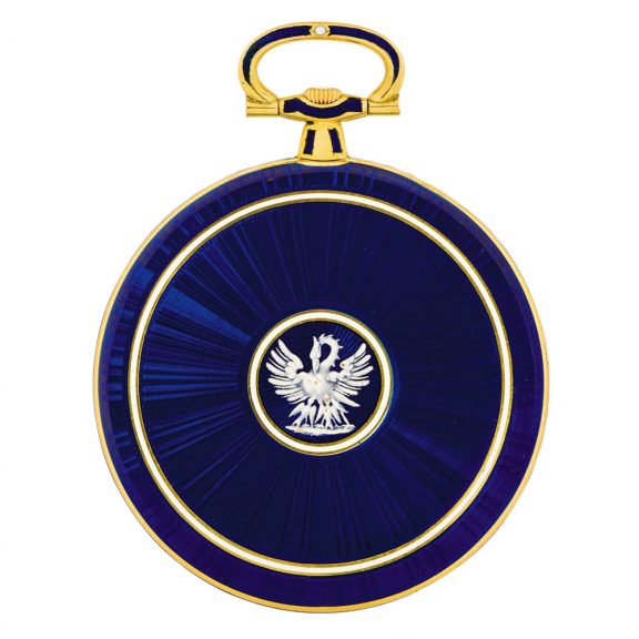 Swiss/French gold and enamel keyless dress watch Circa 1910 Swiss/French gold and enamel keyless dress watch Circa 1910