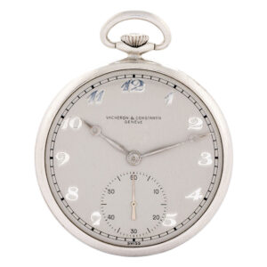 Lightweight Swiss open faced keyless lever watch Circa 1950