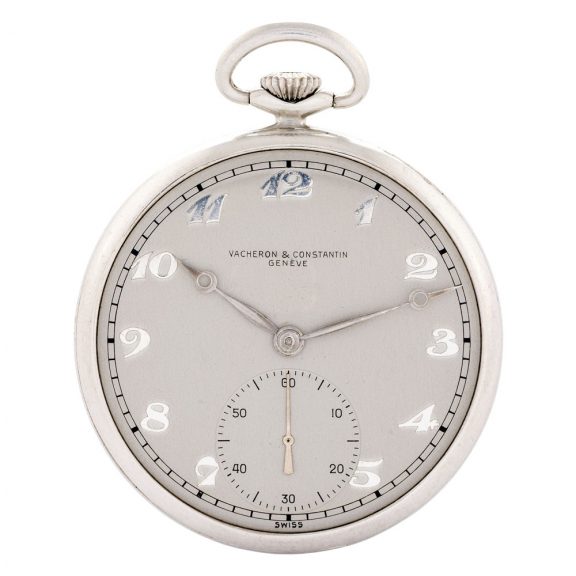Lightweight Swiss open faced keyless lever watch Circa 1950