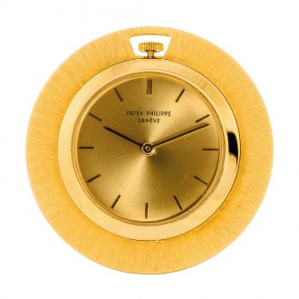 Elegant Swiss rose gold keyless lever pendant watch Circa 1963