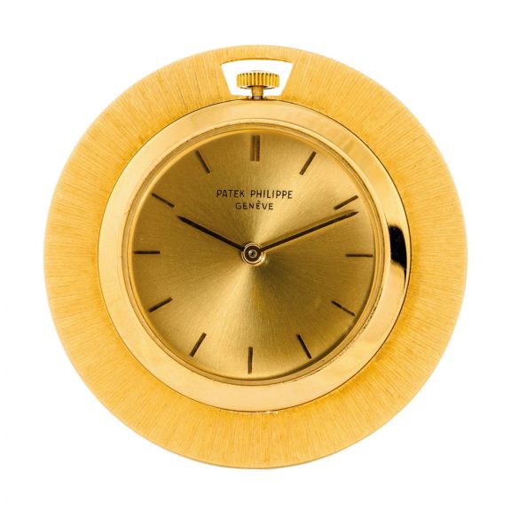 Elegant Swiss rose gold keyless lever pendant watch Circa 1963