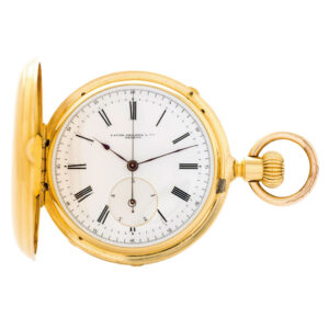 Swiss independent sweep seconds chronograph with diablotine Circa 1868