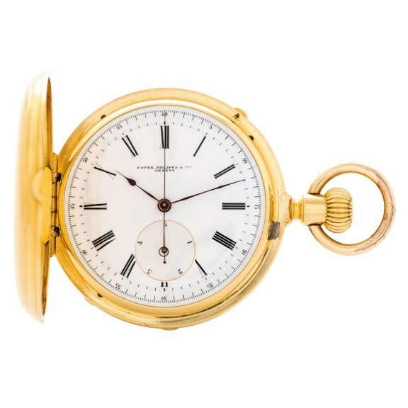 Swiss independent sweep seconds chronograph with diablotine Circa 1868
