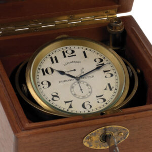 Swiss 36-hour going power reserve lever chronometer Circa 1945