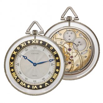 Swiss/French rock crystal open faced lever dress watch Circa 1930