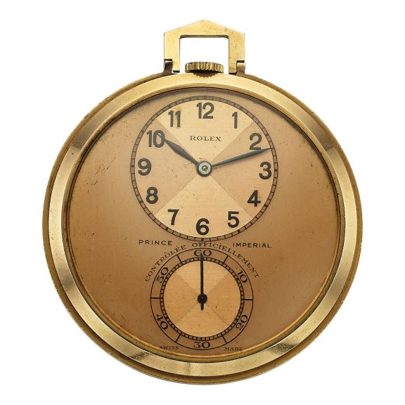 Swiss 18 carat gold open faced keyless lever dress watch Circa 1935 Swiss 18 carat gold open faced keyless lever dress watch Circa 1935