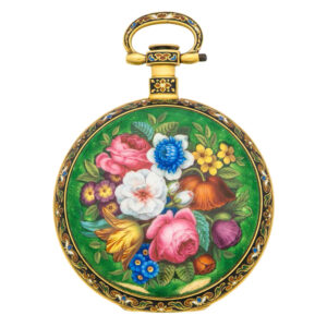 Swiss gold and enamel watch for the Chinese market Circa 1825