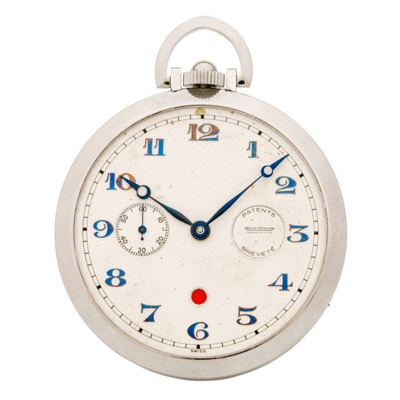 Swiss stainless steel eight day going dress watch Circa 1950
