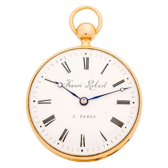 French 18K gold quarter repeating lever watch Circa 1830