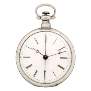 Swiss silver lever watch made for the Chinese market Circa 1870