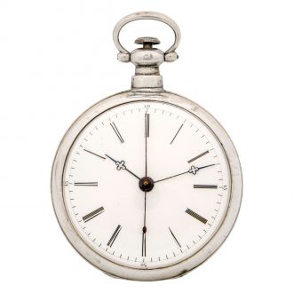 Swiss silver lever watch made for the Chinese market Circa 1870