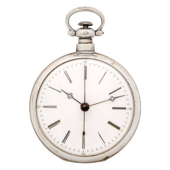 Swiss silver lever watch made for the Chinese market Circa 1870