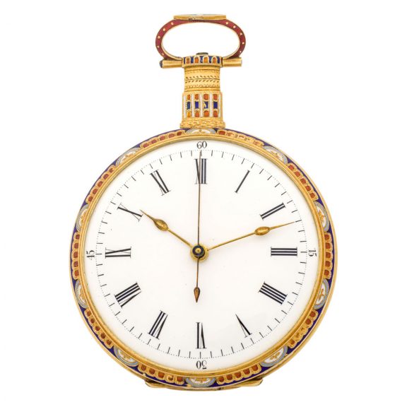 Swiss gold duplex made for the Chinese market Circa 1850 Swiss gold duplex made for the Chinese market Circa 1850