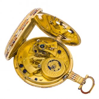 Swiss gold duplex made for the Chinese market Circa 1850