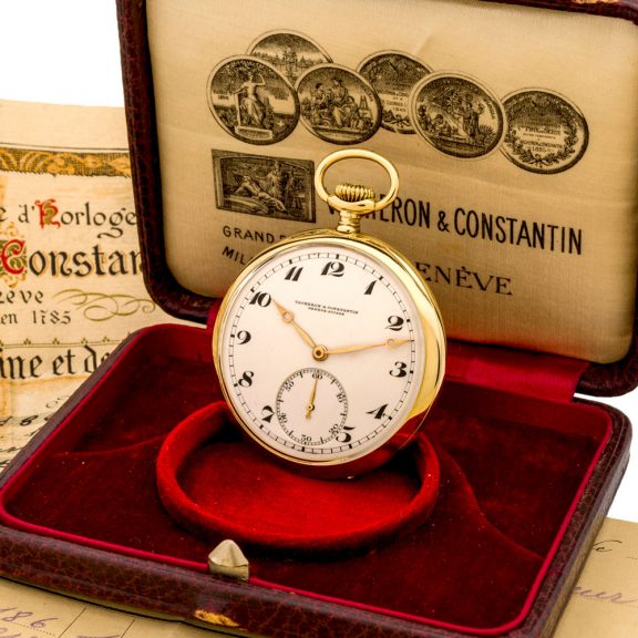 Fine Swiss 14 carat gold open faced chronometer Circa 1928 Fine Swiss 14 carat gold open faced chronometer Circa 1928