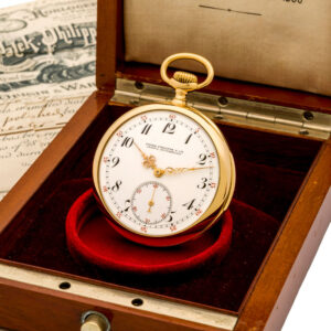 Swiss 18K gold minute repeating lever watch Circa 1908