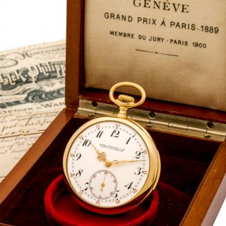 Swiss 18K gold minute repeating lever watch Circa 1908 Swiss 18K gold minute repeating lever watch Circa 1908