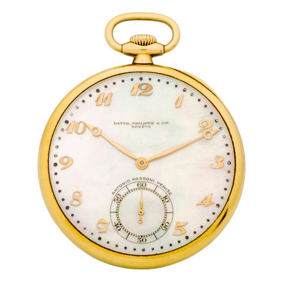 Fine Swiss 18 carat gold manual wind pocket watch Circa 1915