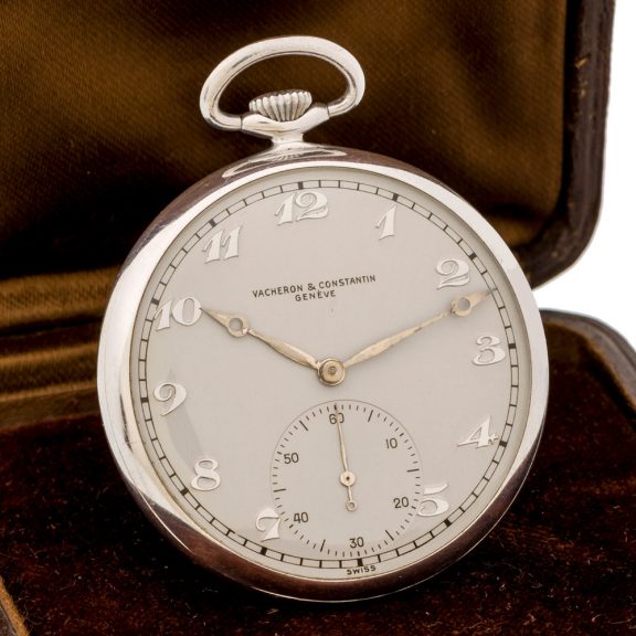 Lightweight Swiss open faced keyless lever watch Circa 1950