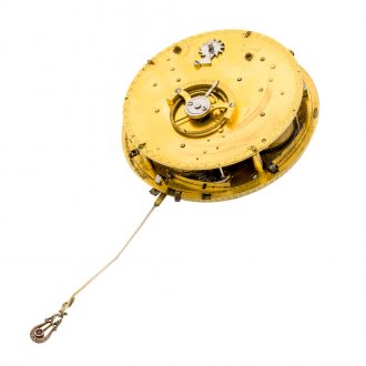 Swiss repeating four train coach watch with date and alarm Circa 1780
