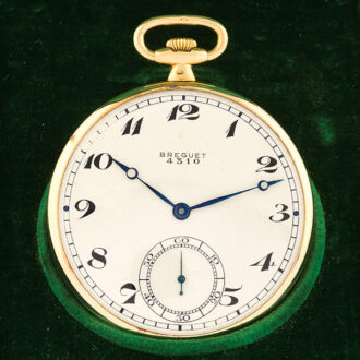 Very fine Swiss 18K gold keyless lever pocket watch Circa 1925 Very fine Swiss 18K gold keyless lever pocket watch Circa 1925