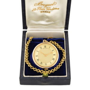 Elegant Swiss 18K gold ladies' pendant watch Circa 1970