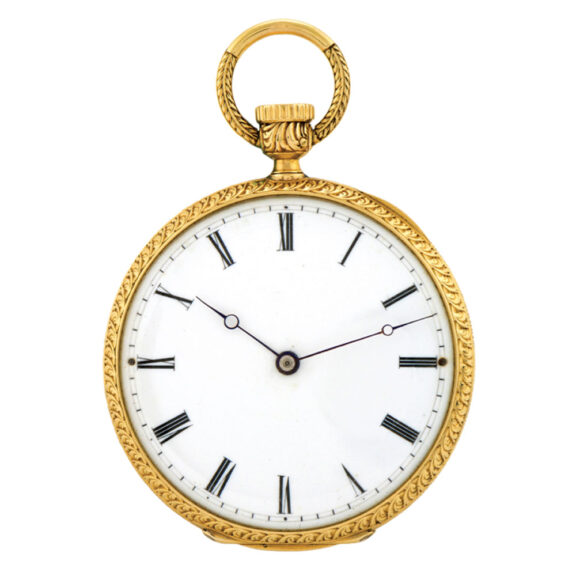 Rare Swiss gold, enamel and diamond set watch Circa 1848 Rare Swiss gold, enamel and diamond set watch Circa 1848