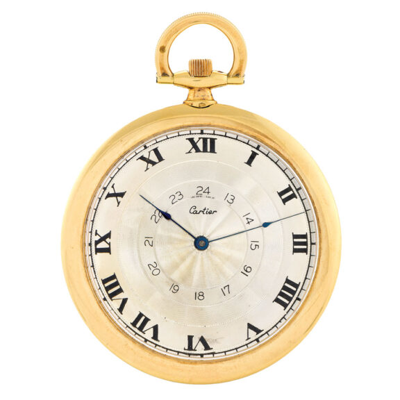 Very elegant Swiss 18K gold open faced lever watch Circa 1920